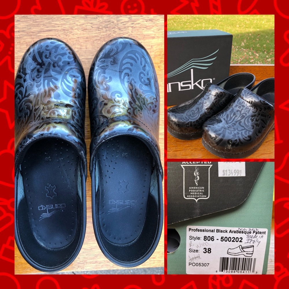 Dansko Clogs Made in Italy Size 8